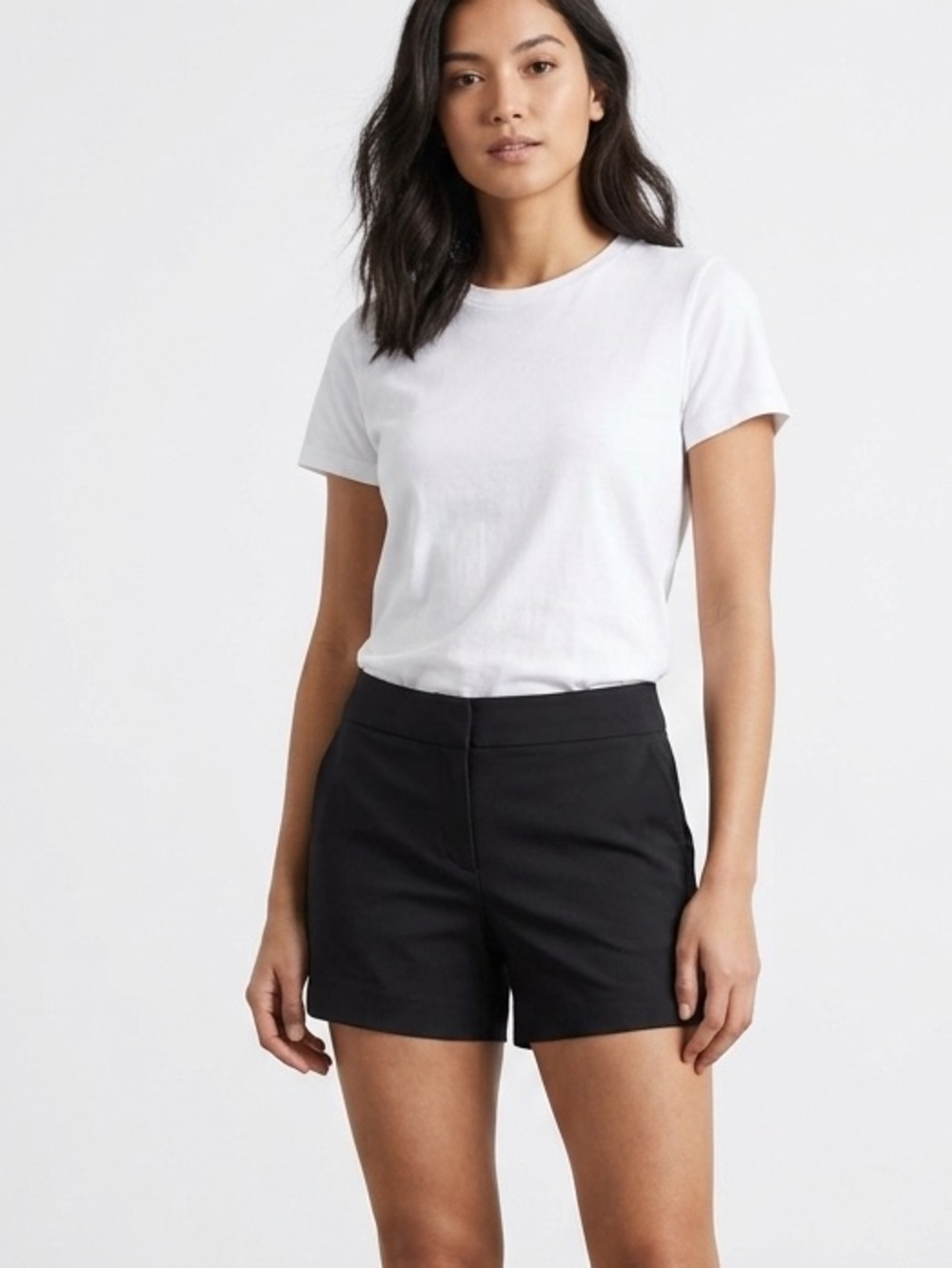 J.Crew Black Esplanade Shorts Size 6 Mid Rise Tailored Dressy Casual NWT Preppy